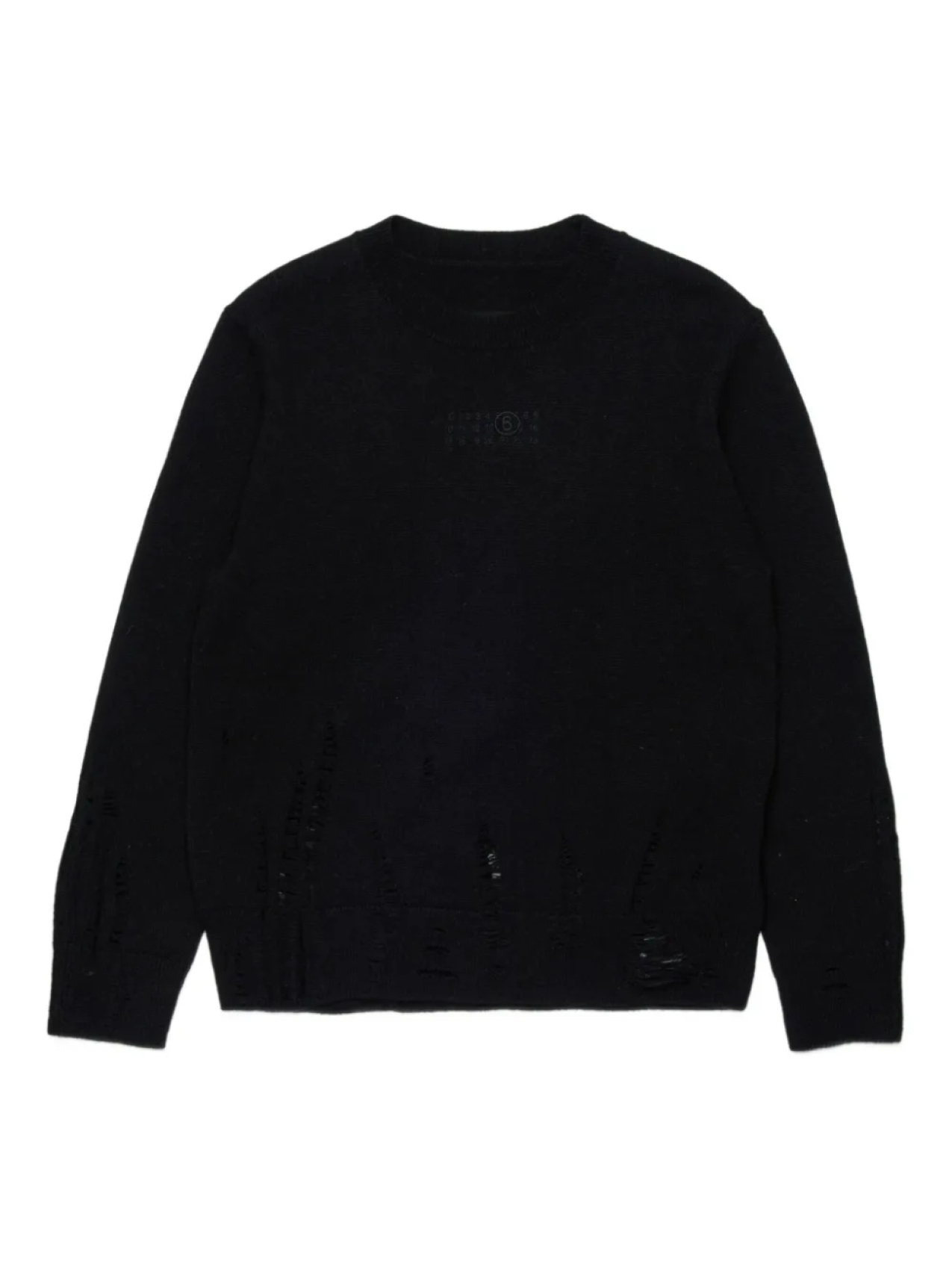 

MM6 Maison Margiela Kids шерстяной джемпер, черный