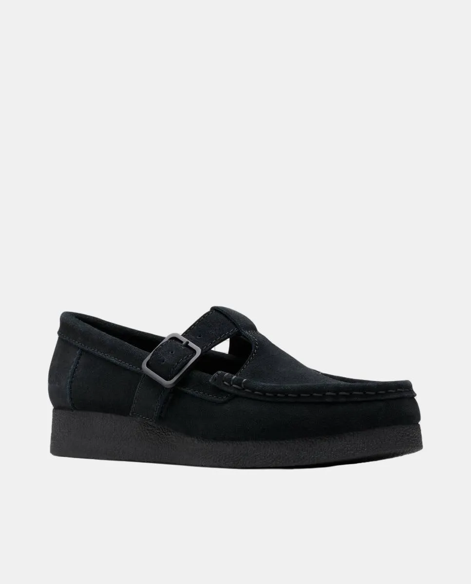 Ботинки WallabeeEVOBar из замши с резиновой подошвой Clarks, черный — фото 2