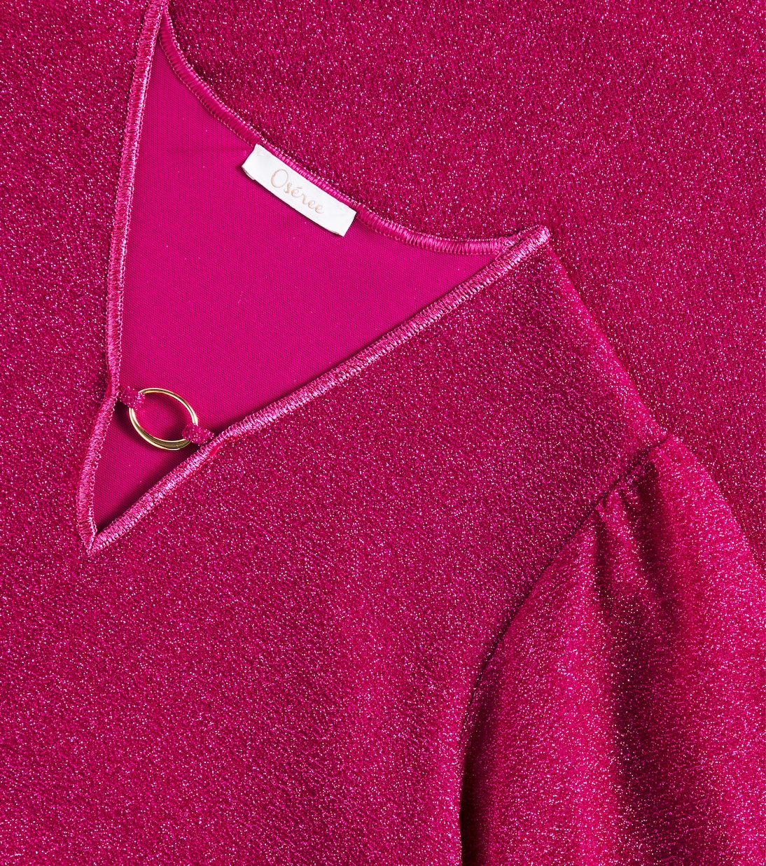 Пляжное платье Lumière с пайетками Oséree Kids, Fuxia Lurex — фото 3