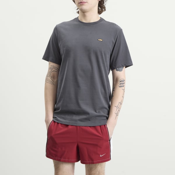 Мужская беговая футболка Nike Dri-Fit Retro Nike Running, Anthracite — фото 2