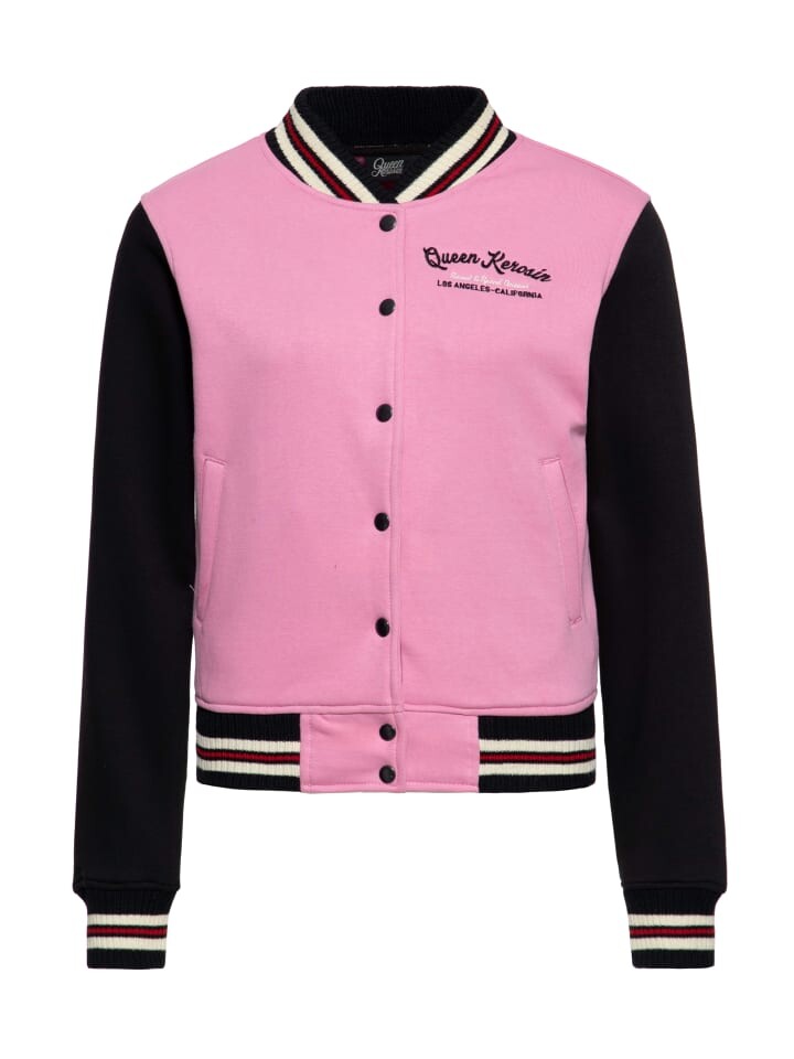 

Куртка Queen Kerosin Collegejacke Beep Beep, розовый