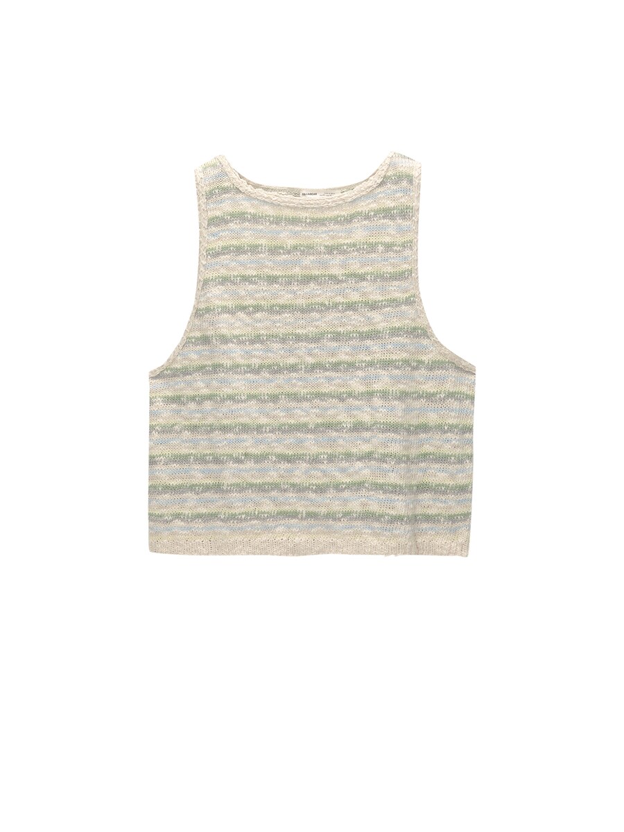 

Вязаный топ Pull&Bear, бежевый