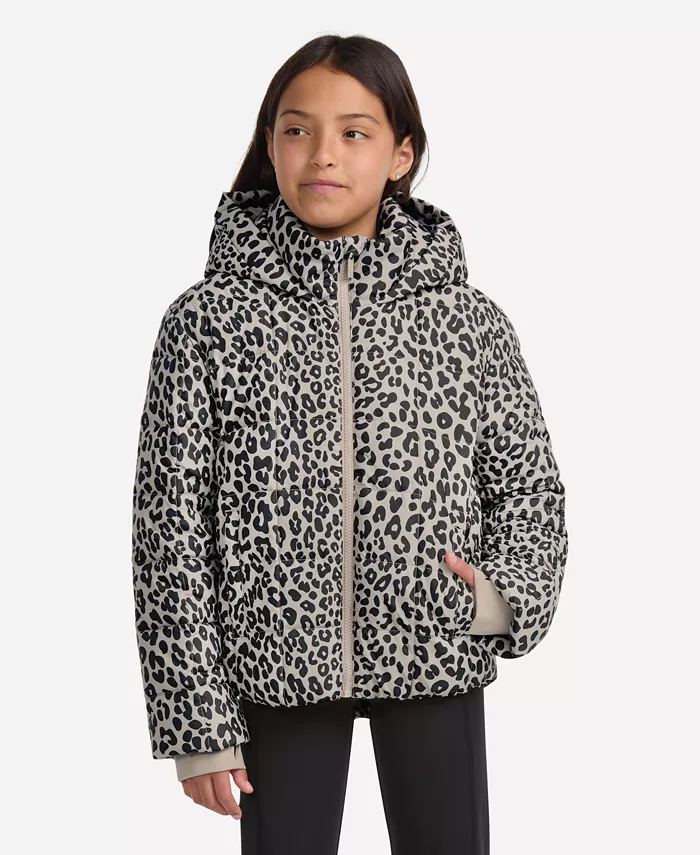 

Куртка-пуховик для девочек средней толщины abercrombie kids, мультиколор