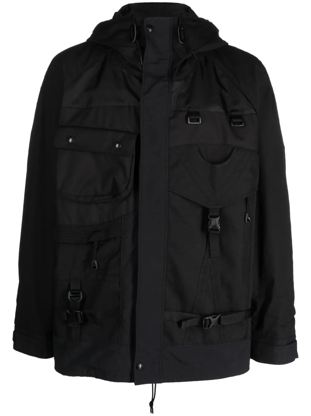 

Куртка с накладным рюкзаком на спине Junya Watanabe MAN, черный