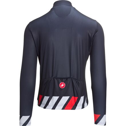 

ТермоДжерси ограниченной серии Pisa мужские Castelli, цвет Dark Steel Blue/Fiery Red/Silver Gray