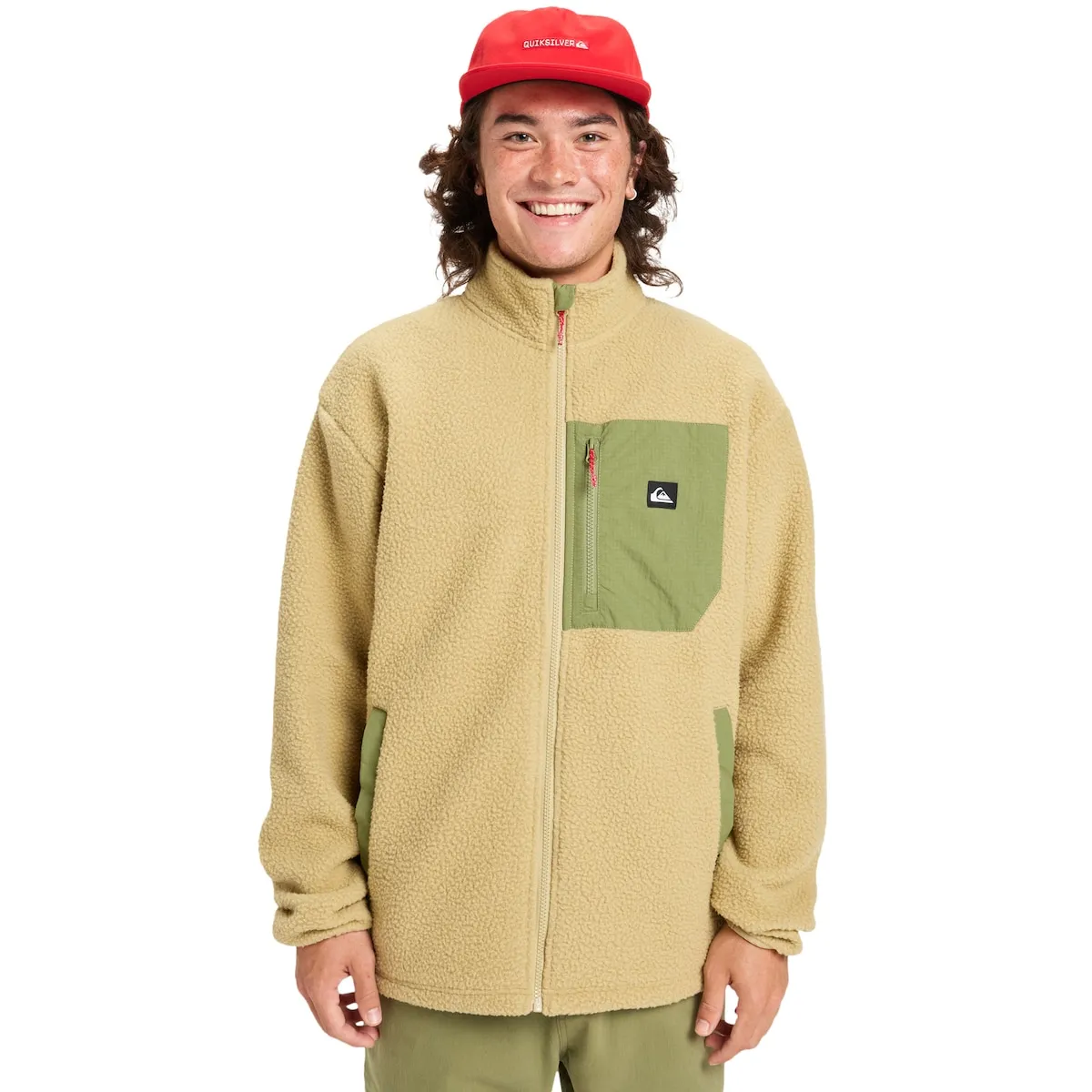

Мужская флисовая толстовка Clean Coast Quiksilver, бежевый