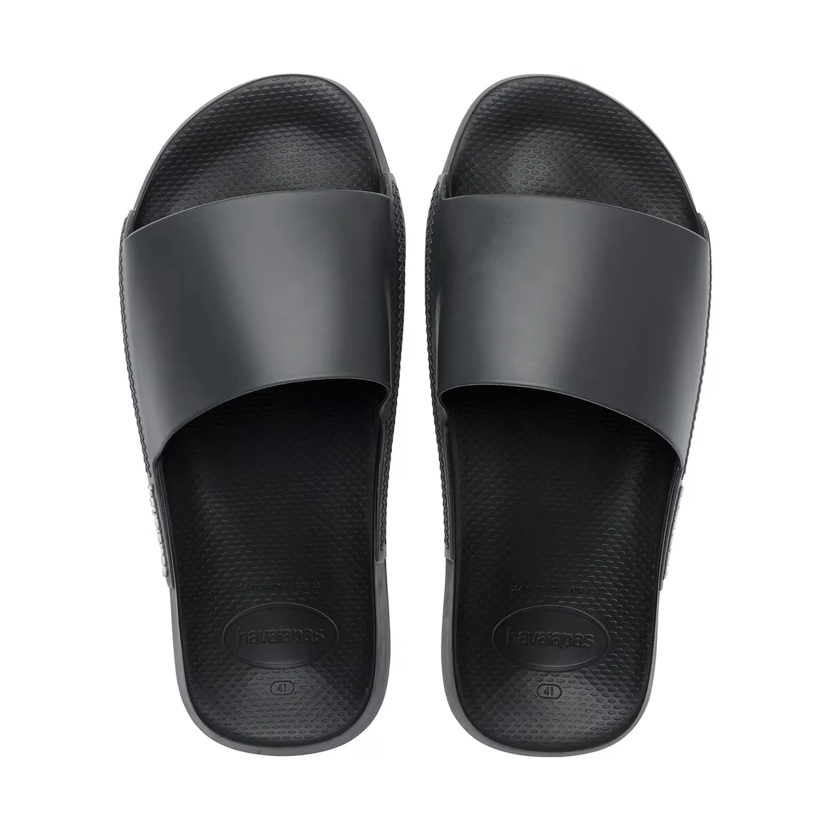 Классические шлепанцы унисекс Slide Havaianas, черный