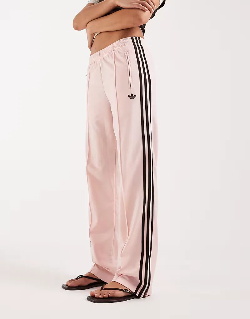 Классические спортивные брюки Adidas Originals Firebird, розово-коричневый — фото 4