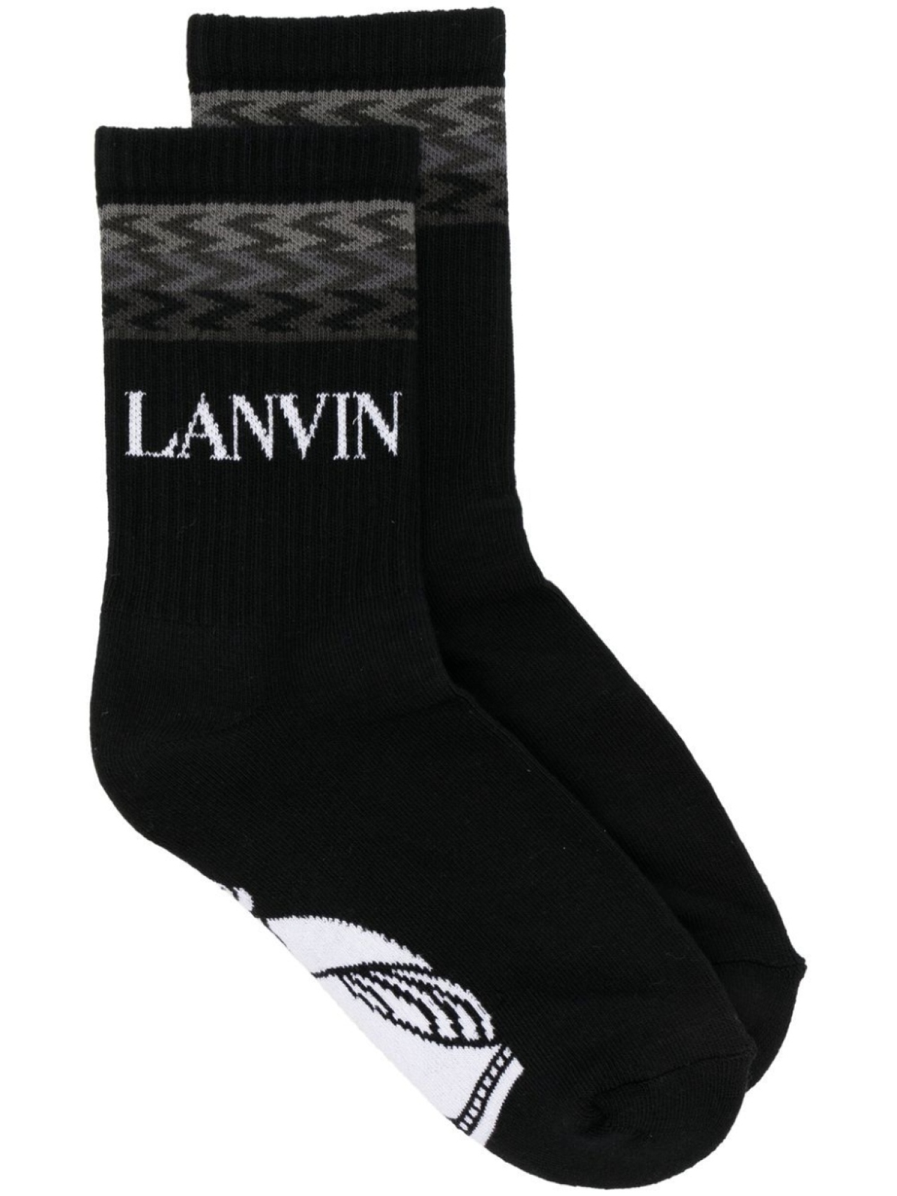 

Lanvin носки с логотипом, черный