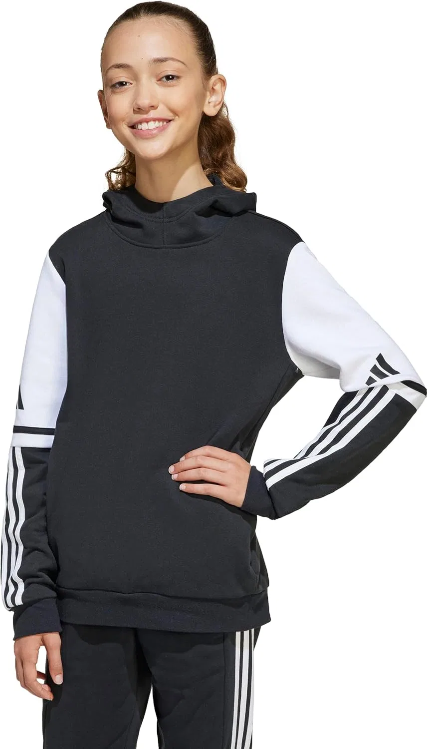 Детская худи Squadra25, adidas, черный/белый — фото 4