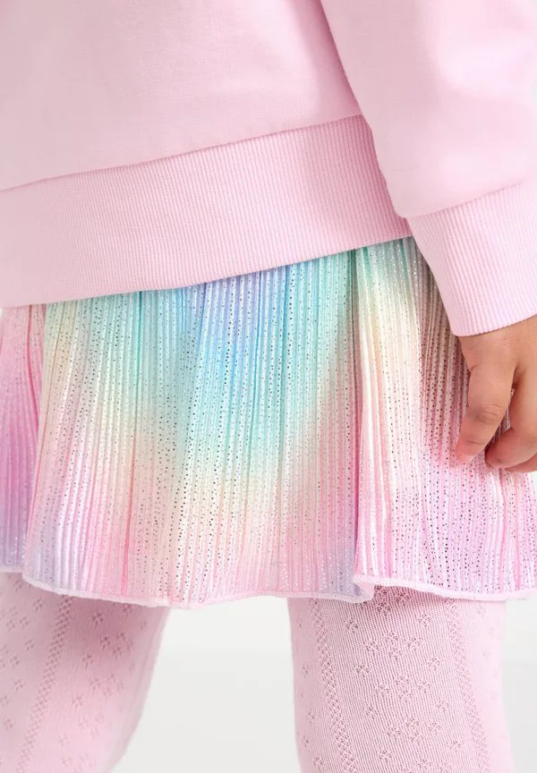 Радужная плиссированная юбка Lindex, Light Pink — фото 3