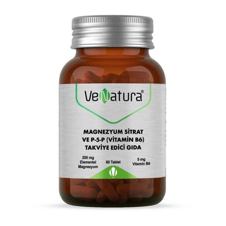 

VeNatura Цитрат магния и P-5-P (витамин B6) 60 таблеток