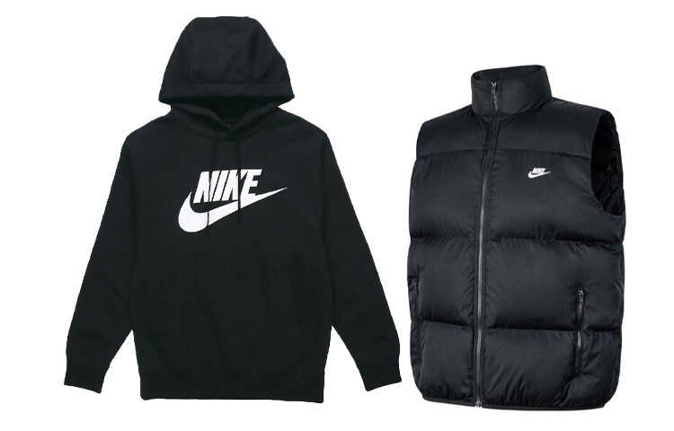 

Повседневная спортивная одежда для мужчин, черный и черный Nike, черный