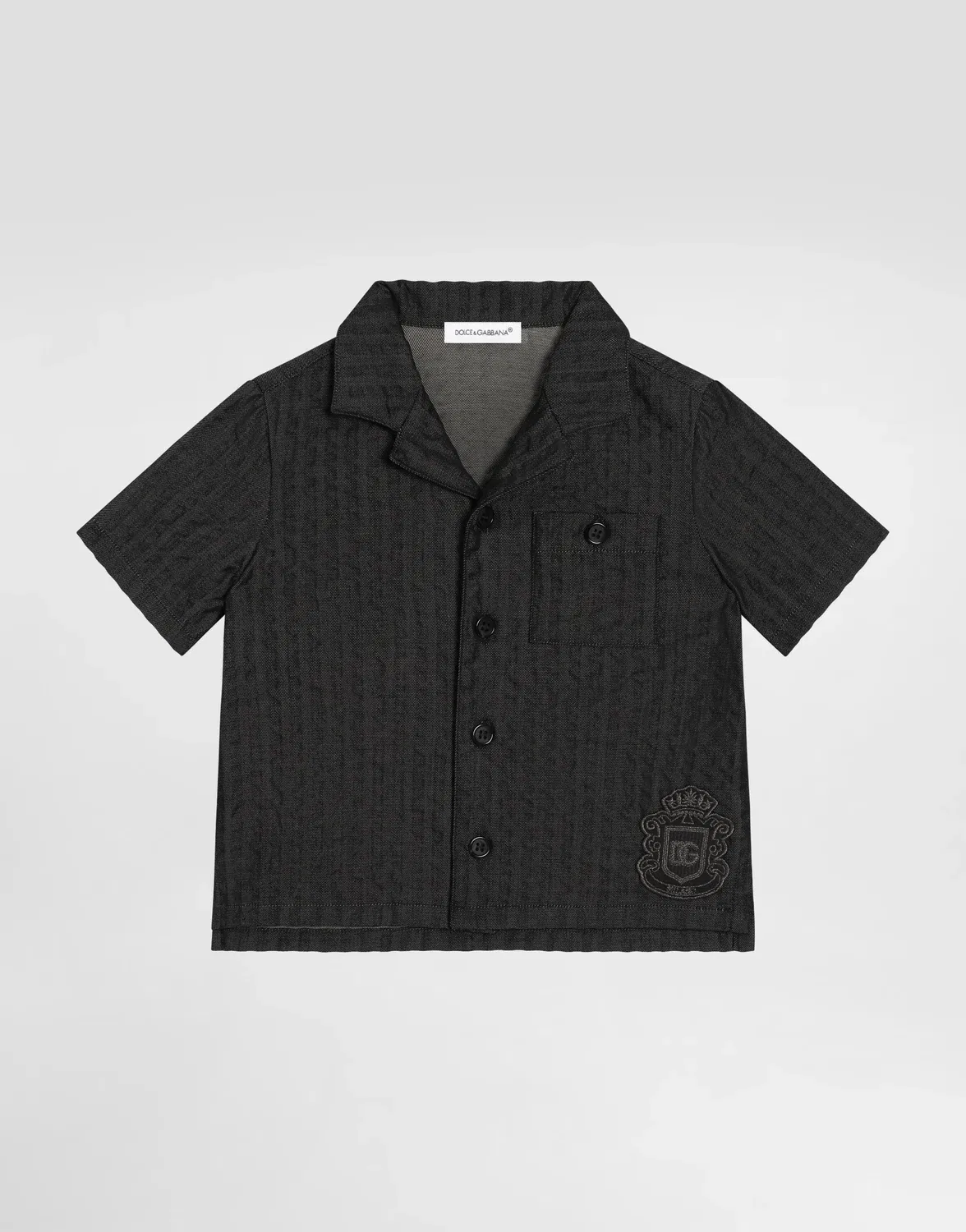 Джинсовая рубашка DOLCE & GABBANA, мультиколор