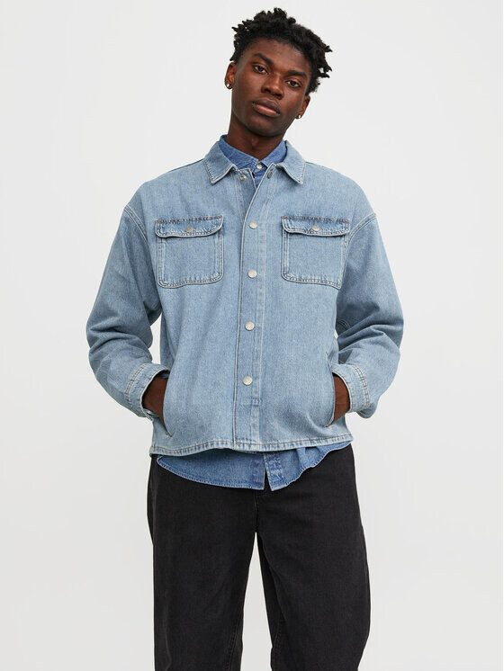 

Джинсовая куртка свободного кроя Jack&Jones, синий