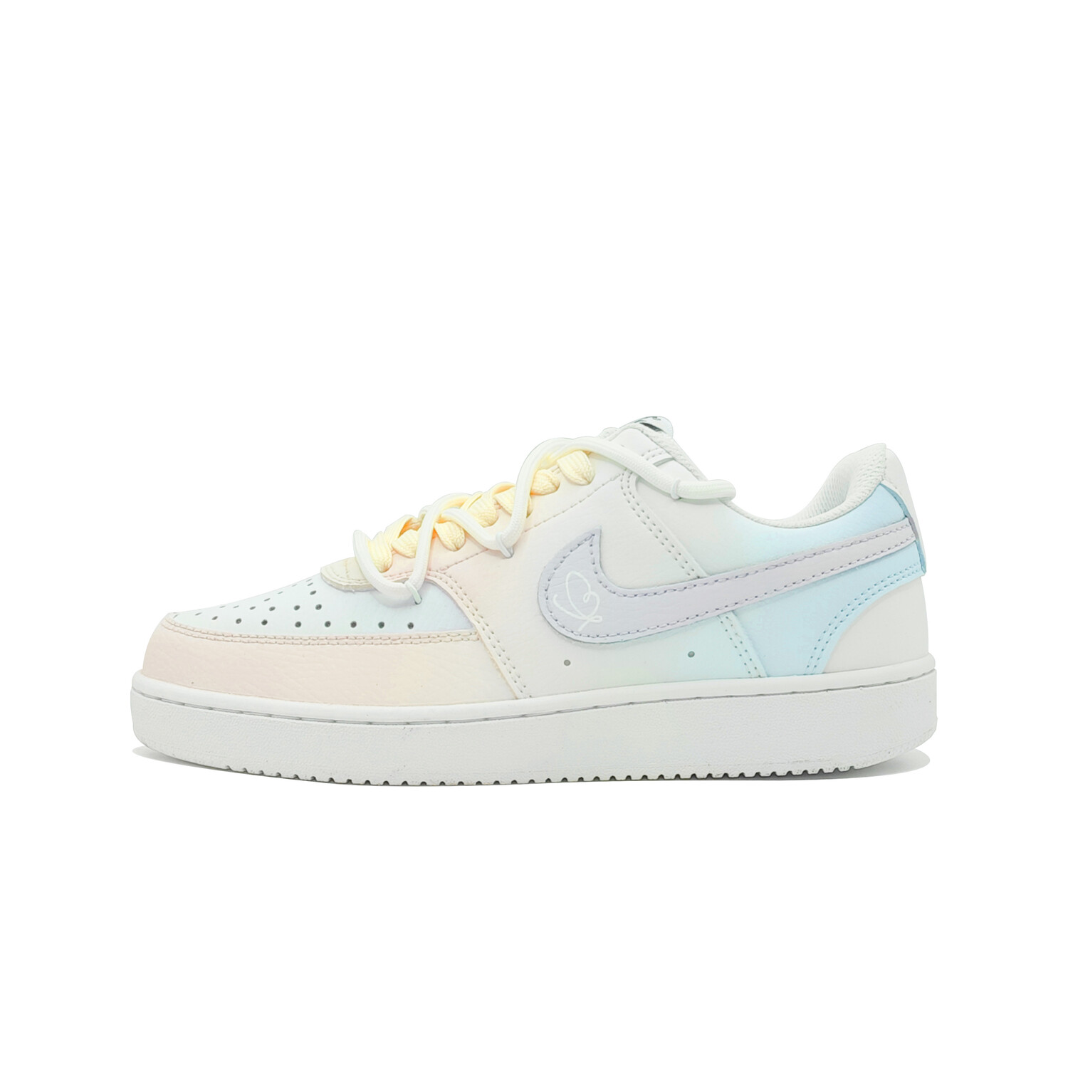 

Кроссовки Nike Court Vision 1 Skateboard Shoes Men Low-Top White, белый