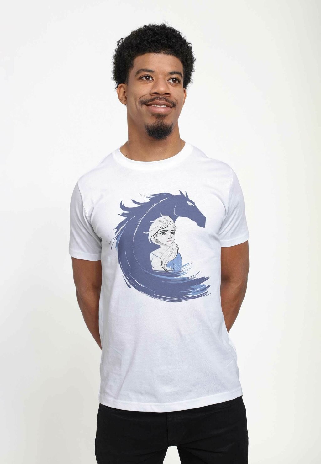 

Футболка с принтом FROZEN 2 WATER SPIRIT UNISEX Henry Tiger, белый