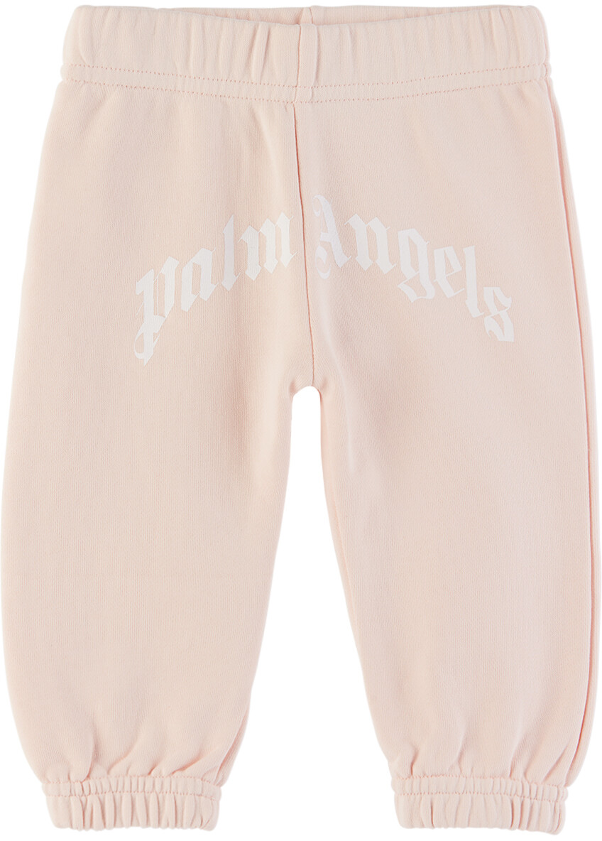 

Детские розовые брюки для отдыха с принтом Palm Angels, Розовый, Детские розовые брюки для отдыха с принтом Palm Angels