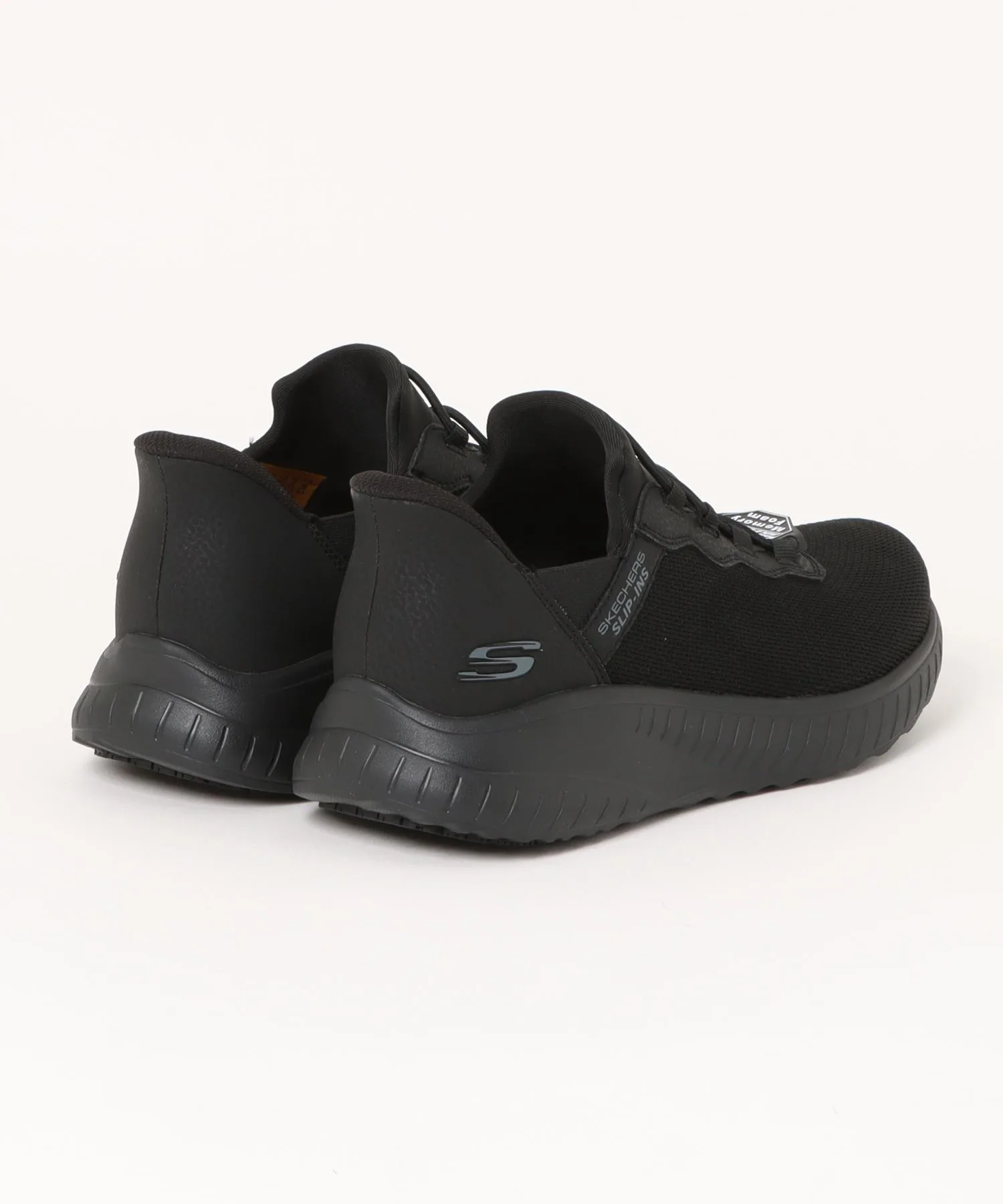 Мужские кроссовки Slip-ins для работы SKECHERS SQUAD CHAOS SR-STIVIG черные — фото 2