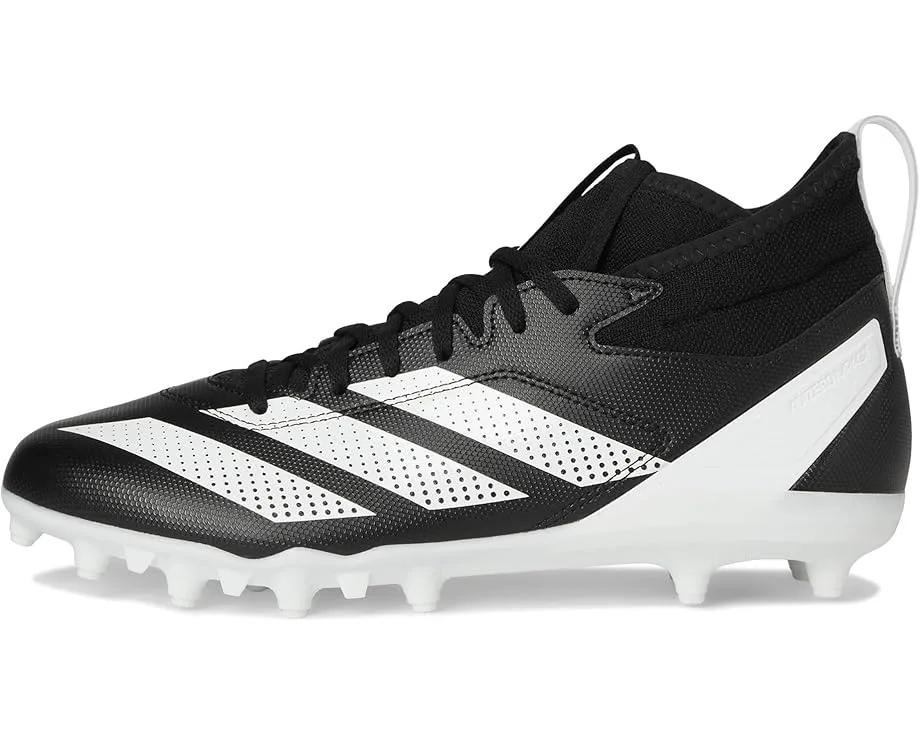 Кроссовки Adidas Adizero Impact.2 Football Cleats, Black/White/Black — фото 4