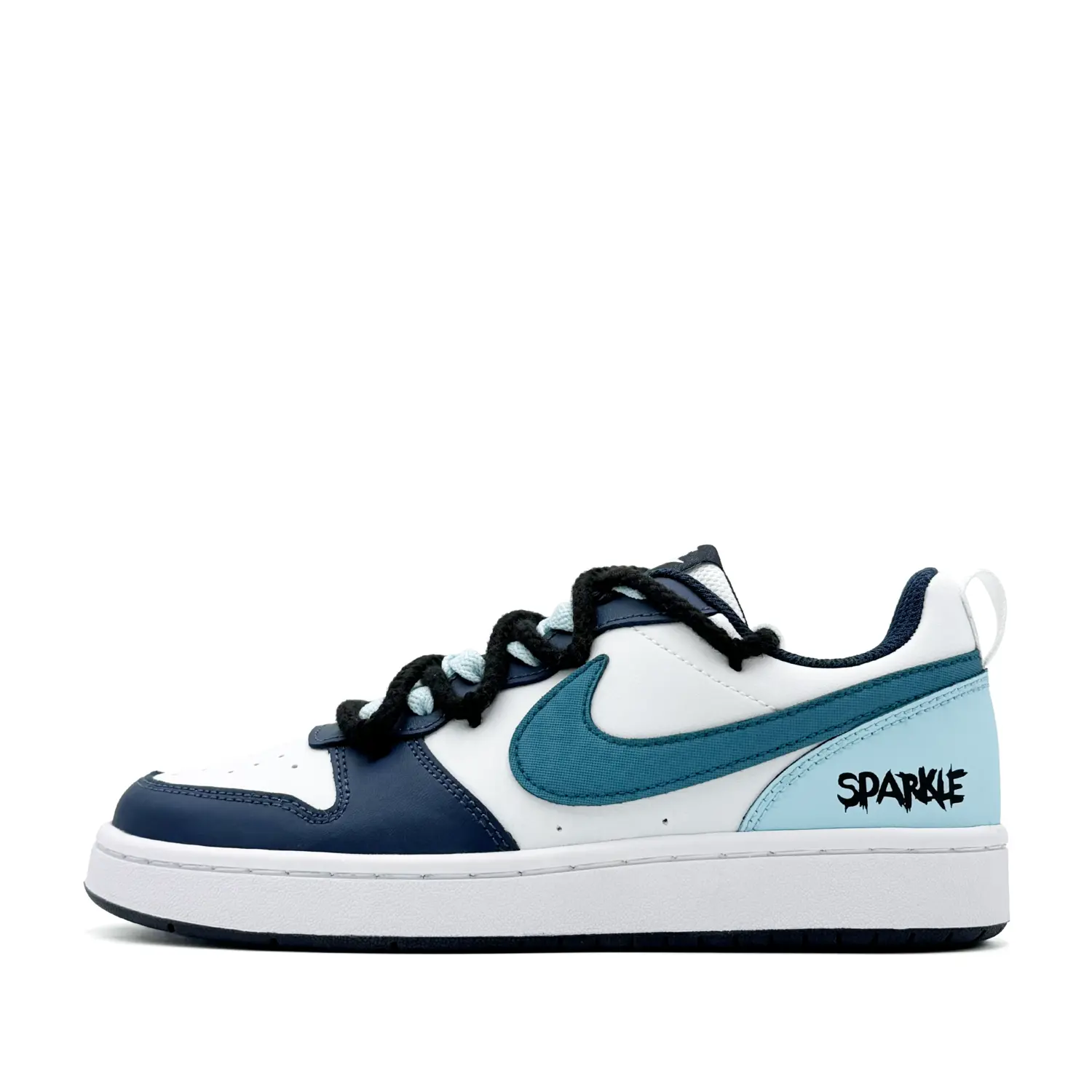 

Nike Кроссовки для скейтбординга Court Borough Vintage Blue Memories Low top Kids' Blue Unisex