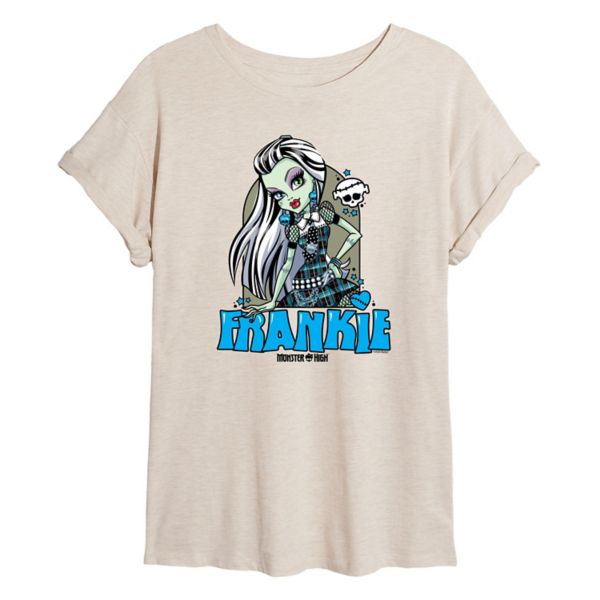 

Футболка оверсайз Monster High Alumni Frankie Stein для подростков Licensed Character, бежевый