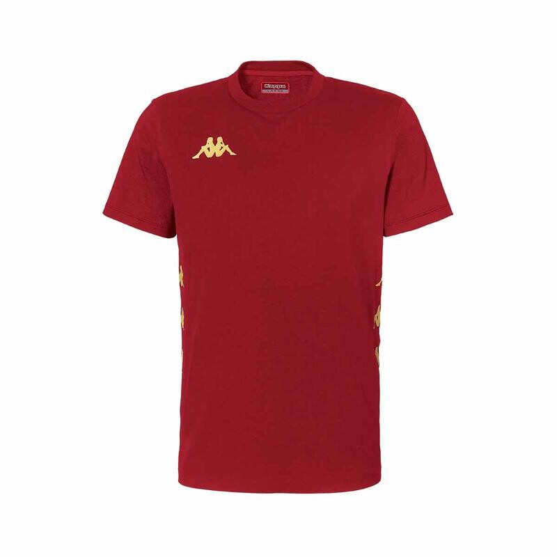 

Мужская футболка Kappa Giovo из полиэстера с коротким рукавом, цвет rojo