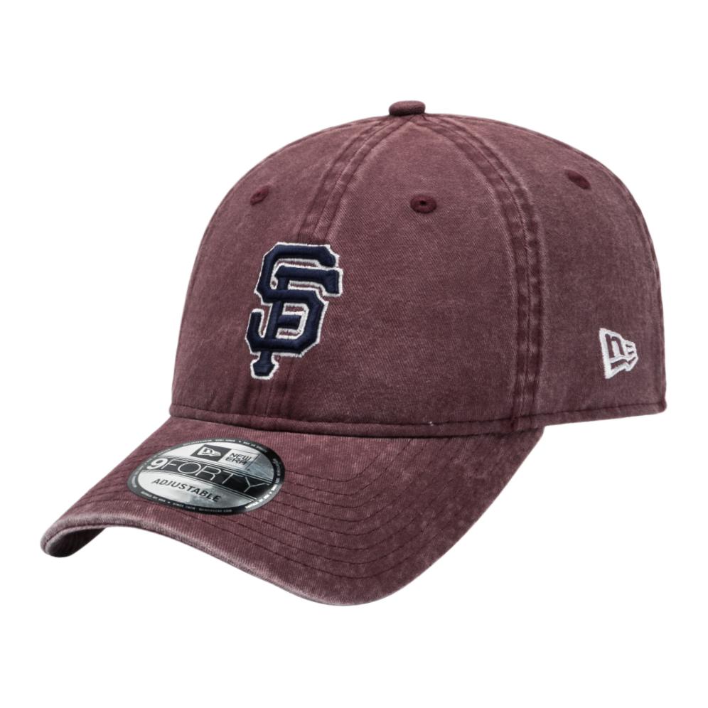 

New Era Хлопковая бейсболка унисекс бордового цвета, Burgundy