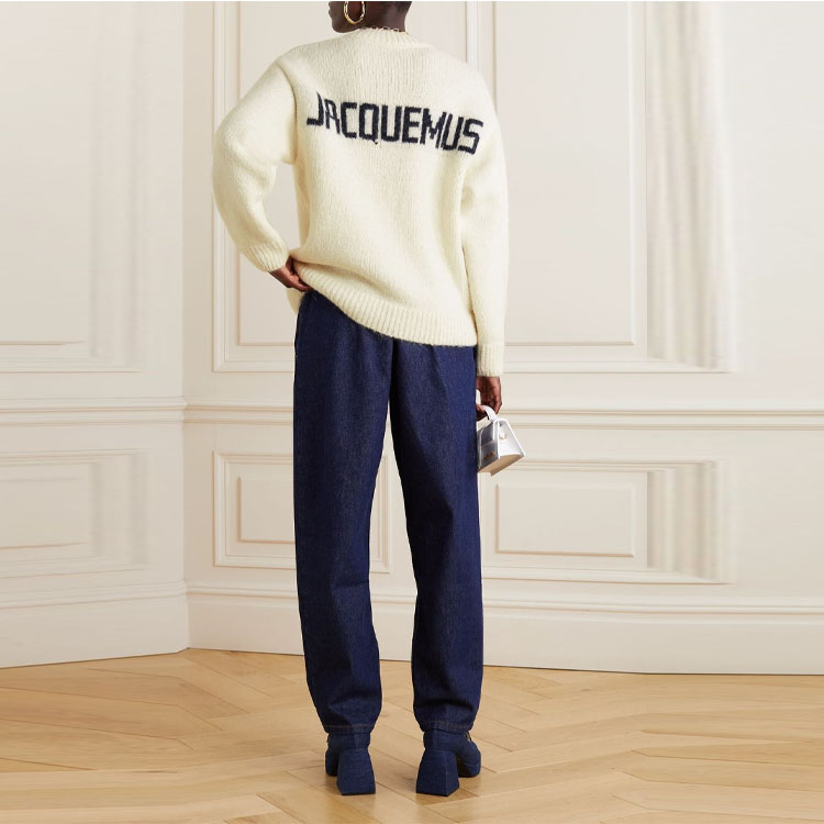 

Свитер женский Jacquemus, молочно-белый