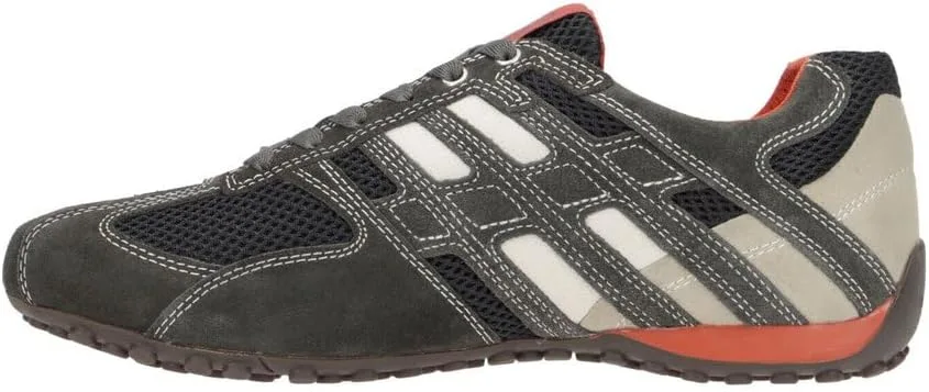 Мужские кроссовки Geox Uomo Snake K, темно-серый/кремовый — фото 4