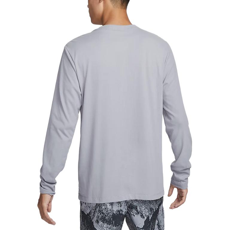 Футболка Dri-Fit мужская concrete gray Nike, серый — фото 4