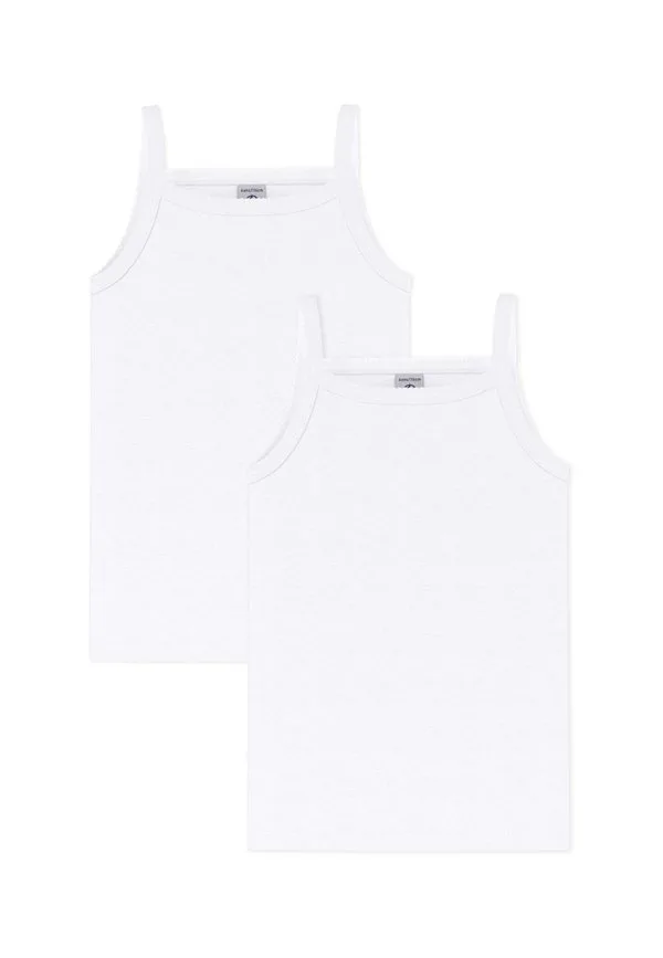 Перманентная майка из 2 штук Petit Bateau, White