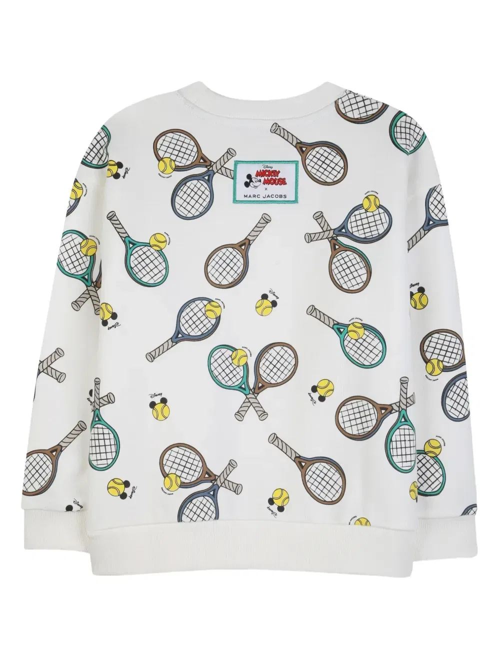 Толстовка с графичным принтом из коллаборации с Mickey Mouse Marc Jacobs Kids, белый — фото 2