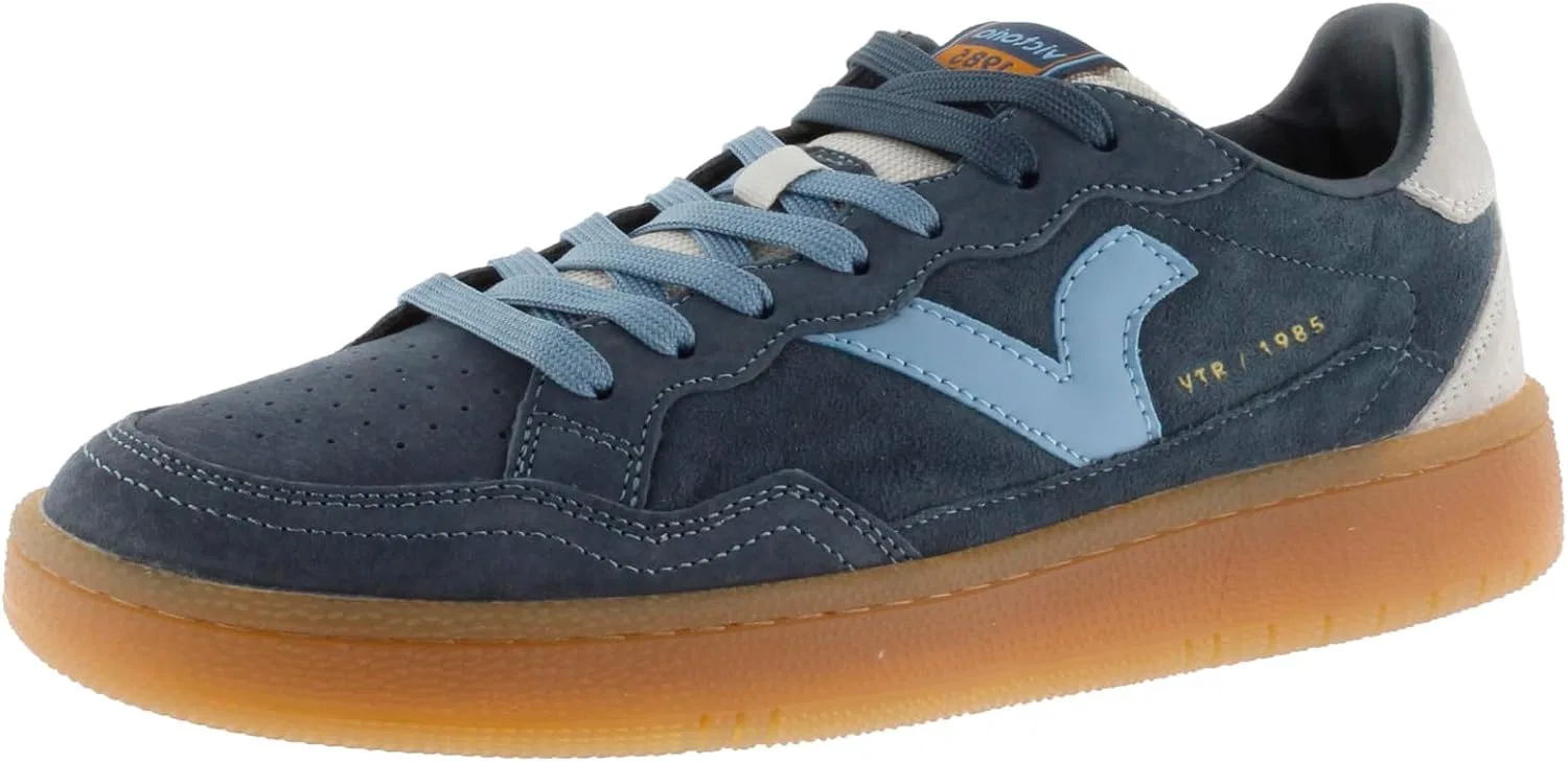 Кроссовки victoria 1985 Basket Unisex Smash Split Leather & Retro Logo & Caramel Sole 8806107 for Adults, Marino