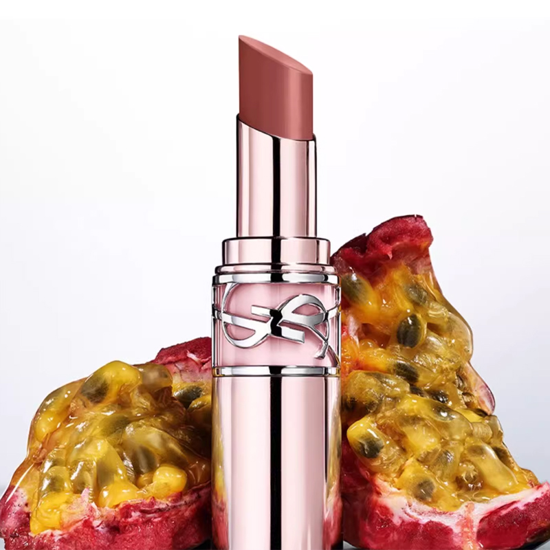 SAINT LAURENT Кожаный бальзам для губ Blush Pink в тюбике набор косметики легко растушевывается тон 3,1г+6г — фото 3