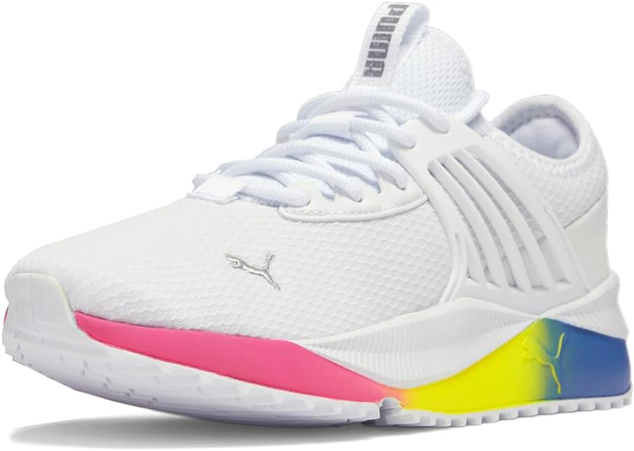 Мужские кроссовки Puma Pacer Future, Puma White-limepunch — фото 2