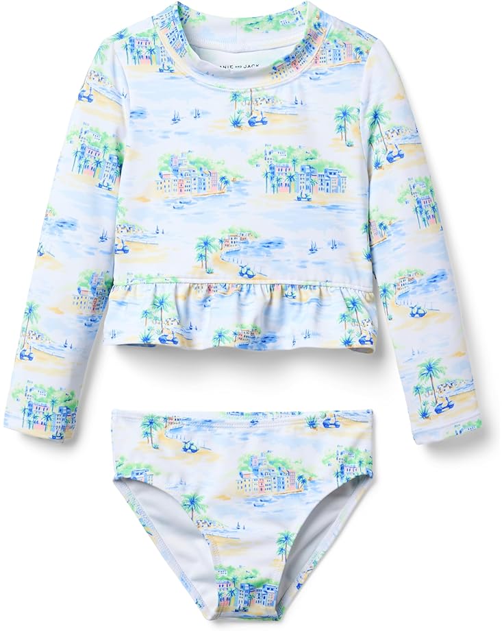 

Купальник Janie and Jack Scenic Rashguard Two-Piece Suit, цвет Multi Color