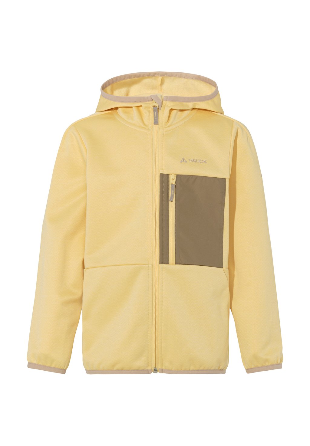 

Флисовая куртка KIKIMORA JACKET Vaude, светло-желтый