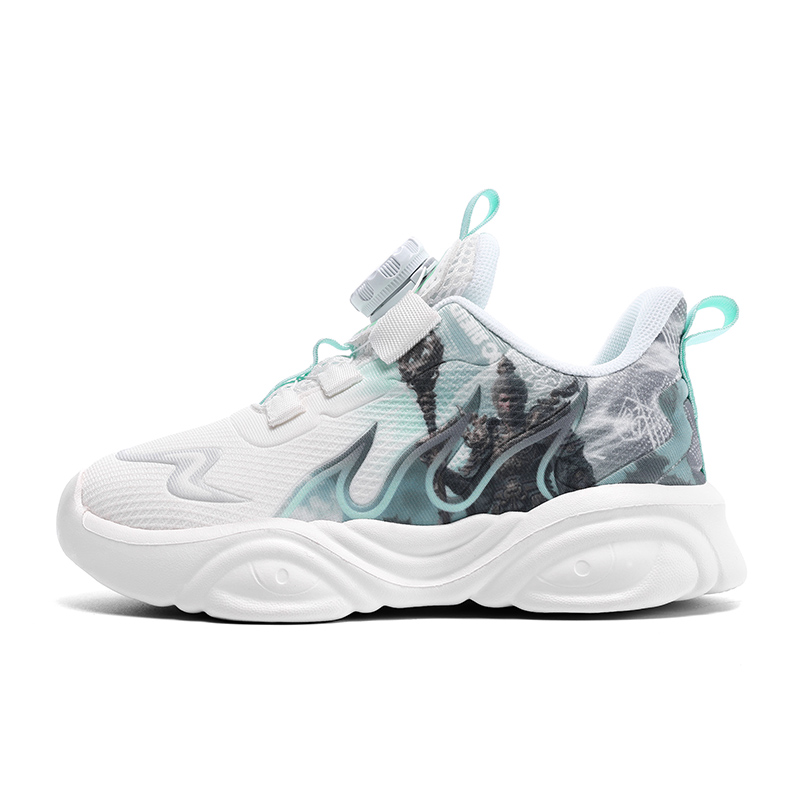 

Дышащие низкие повседневные детские кроссовки Kids' FIRS Kids, белый/зеленый