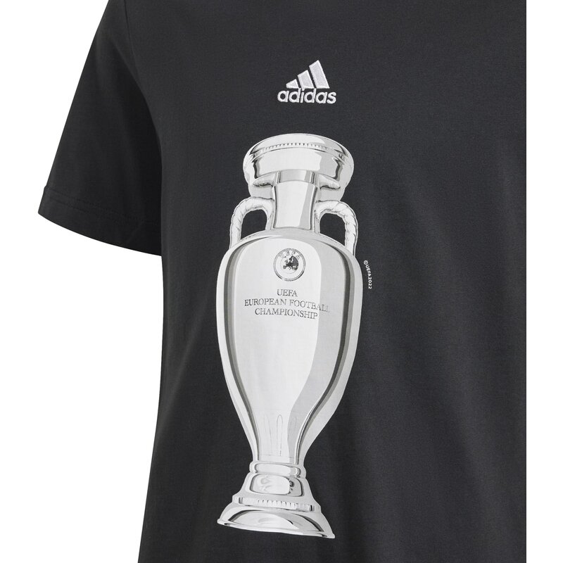 Футболка болельщика, официальная эмблема, трофей для детей Adidas, черный — фото 4