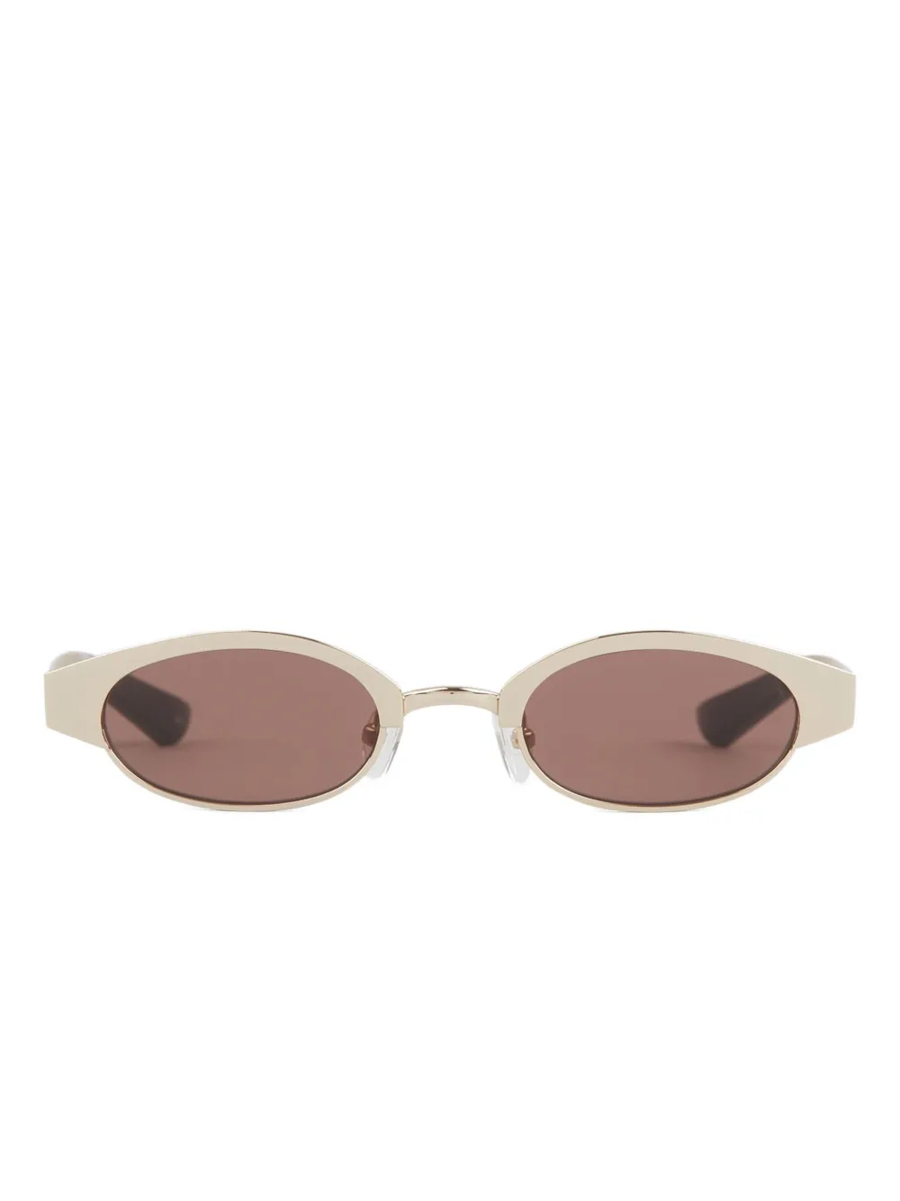 

Солнцезащитные очки овальной формы Ellipse Alexander Mcqueen, золотистый