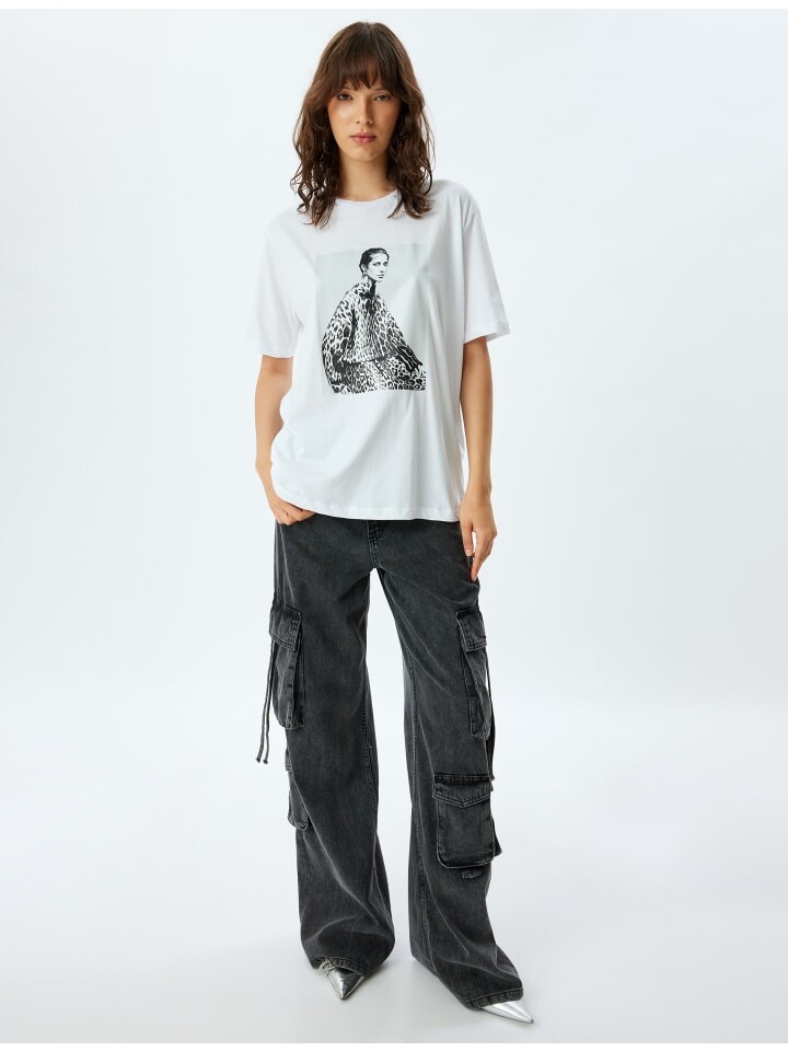 

Футболка KOTON T-shirt, белый