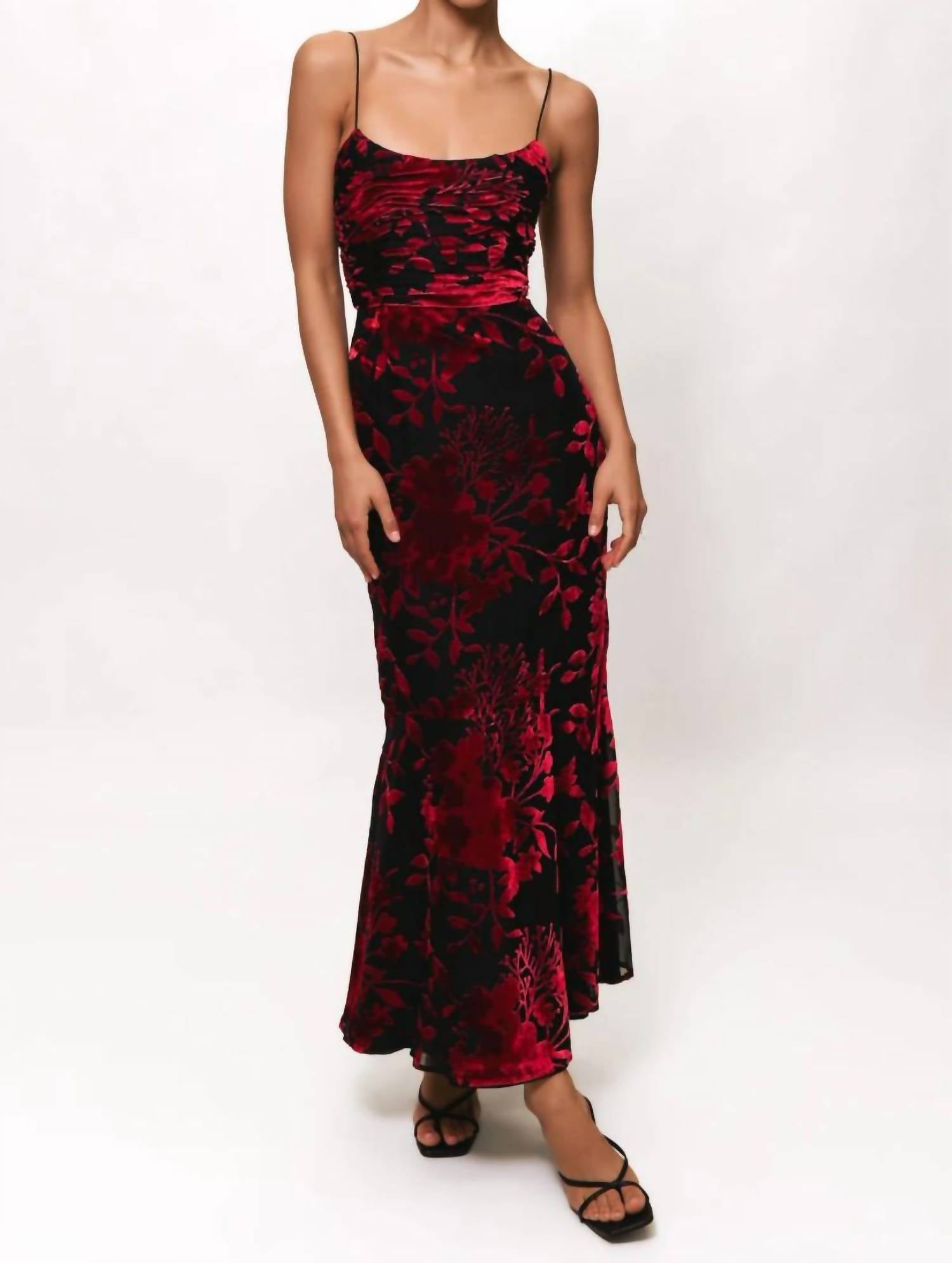 

Платье Tylia в черно-розовом китайском стиле с цветочным принтом Hutch