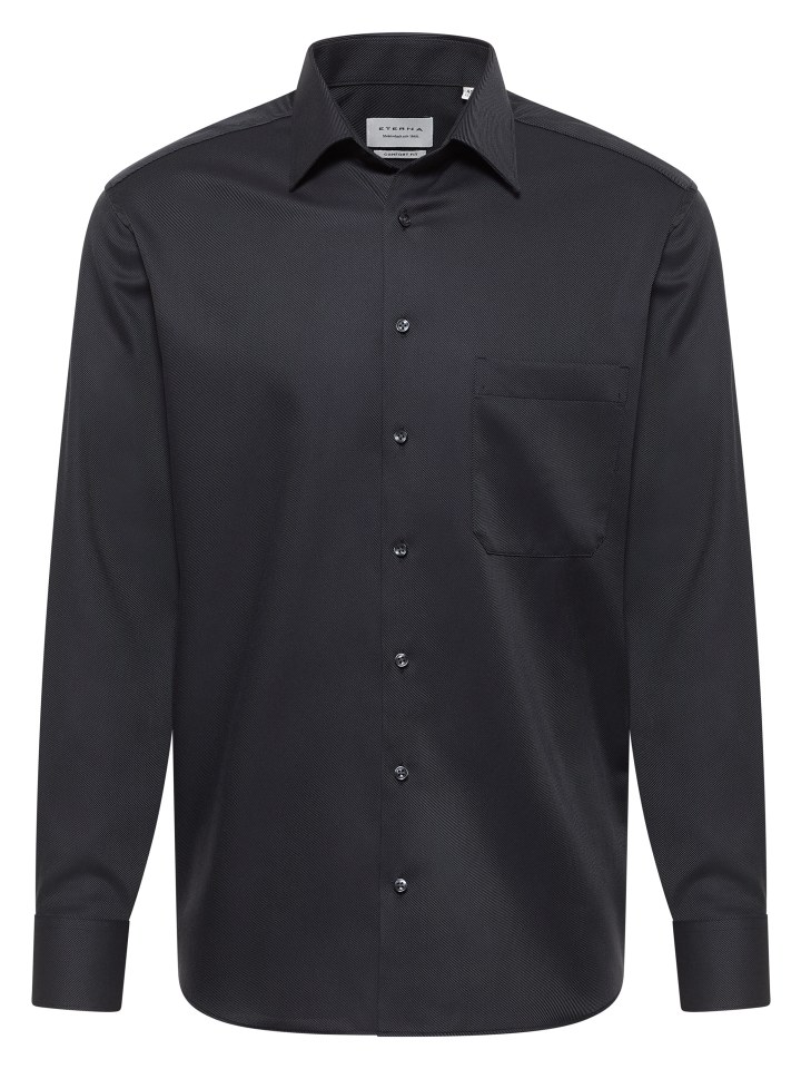 

Рубашка COMFORT FIT антрацитового цвета Eterna