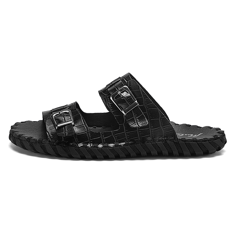 

Mulinsen Сандалии-слайдеры из нескользящей ткани с защитой от истирания, мужские, черные