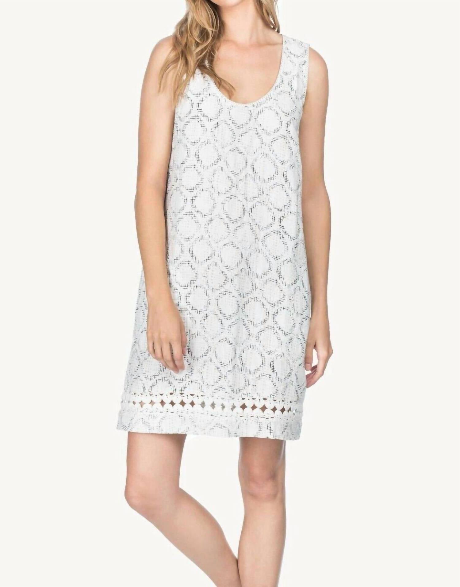 

Платье-туника из хлопка Boho Double Gauze белого цвета Lilla P