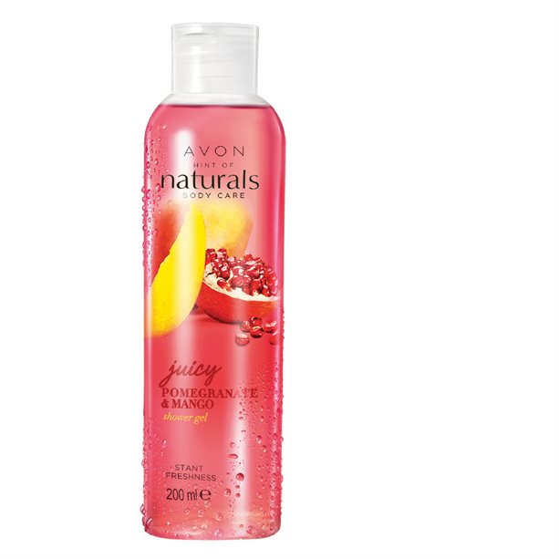 

ГЕЛЬ ДЛЯ ТЕЛА 200 МЛ NATURALS AVON ГРАНАТ И МАНГО