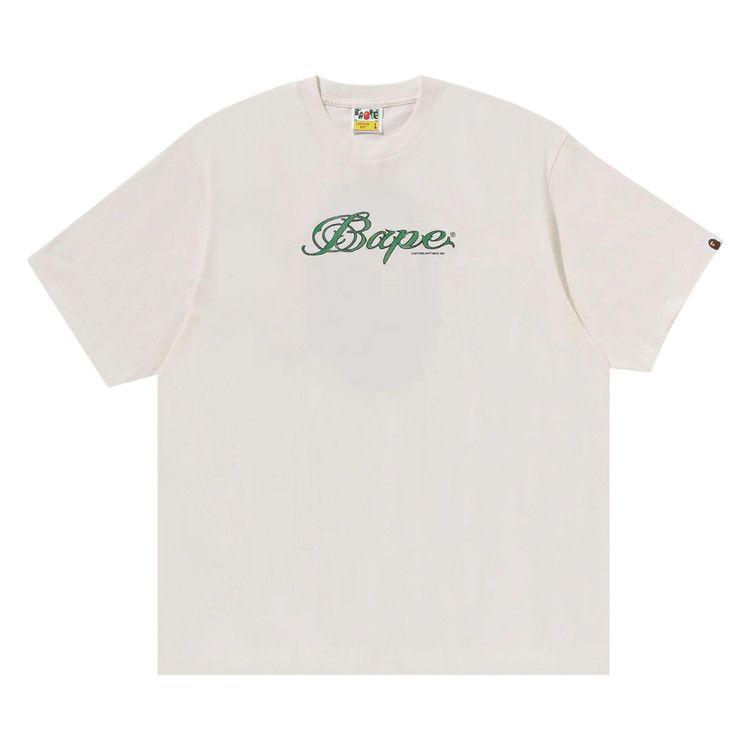 

Футболка BAPE Logo Relaxed Fit Tee, Ivory