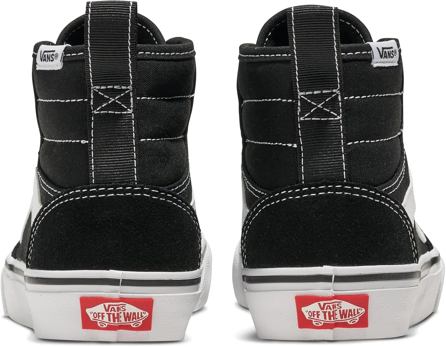 Детские кроссовки Vans Ashwood Hi Deconovo унисекс, Black White — фото 3