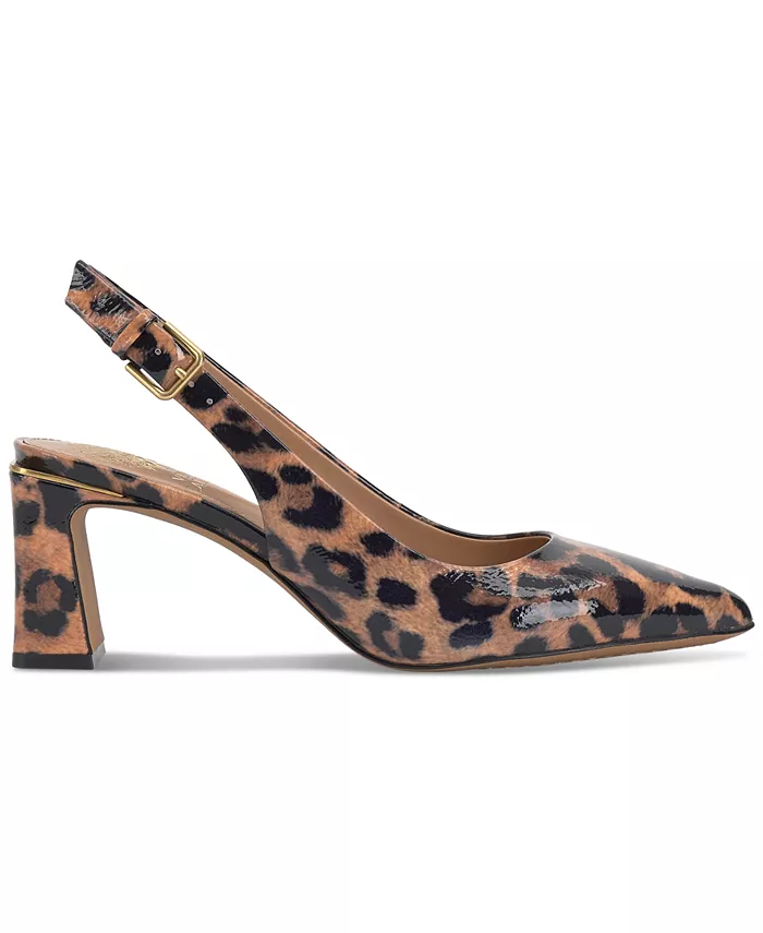 Патентованные туфли-лодочки Hamden-B Slingback Vince Camuto, слоновая кость/кремовый — фото 2